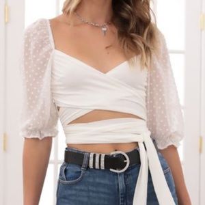 Lucy in the Sky Wrap Top